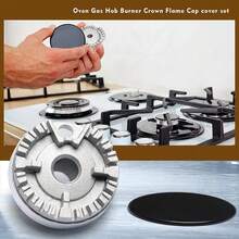 Kitchen Gas Stove Accessories Upgrade Essential Aluminum Stove Wind Guard Gas Stove Flame Concentrator Flat Top Convex Top Wind Ring 8pcs/11pcs Optional, Aluminum Gas Stove Wind Guard Set - Flame Center Protection Cover, Suitable For Various Sizes Of Gas Stoves, Lightweight And Durable, Can Enhance Flame Concentration, Save Gas, And Keep Gas Stove Clean. Kitchen Kitchen Accessories Kitchen Stove Cover Kitchen Utensils Kitchen Decoration Kitchen Supplies Gas Burner Stove - View 7