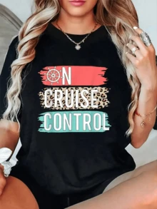 Women Sports Tees & Tanks - 黑色 - 查看 1