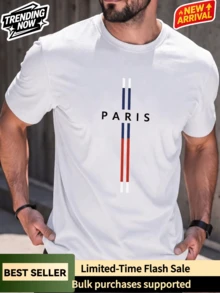 Men T-Shirts - 黑色 - 查看 1