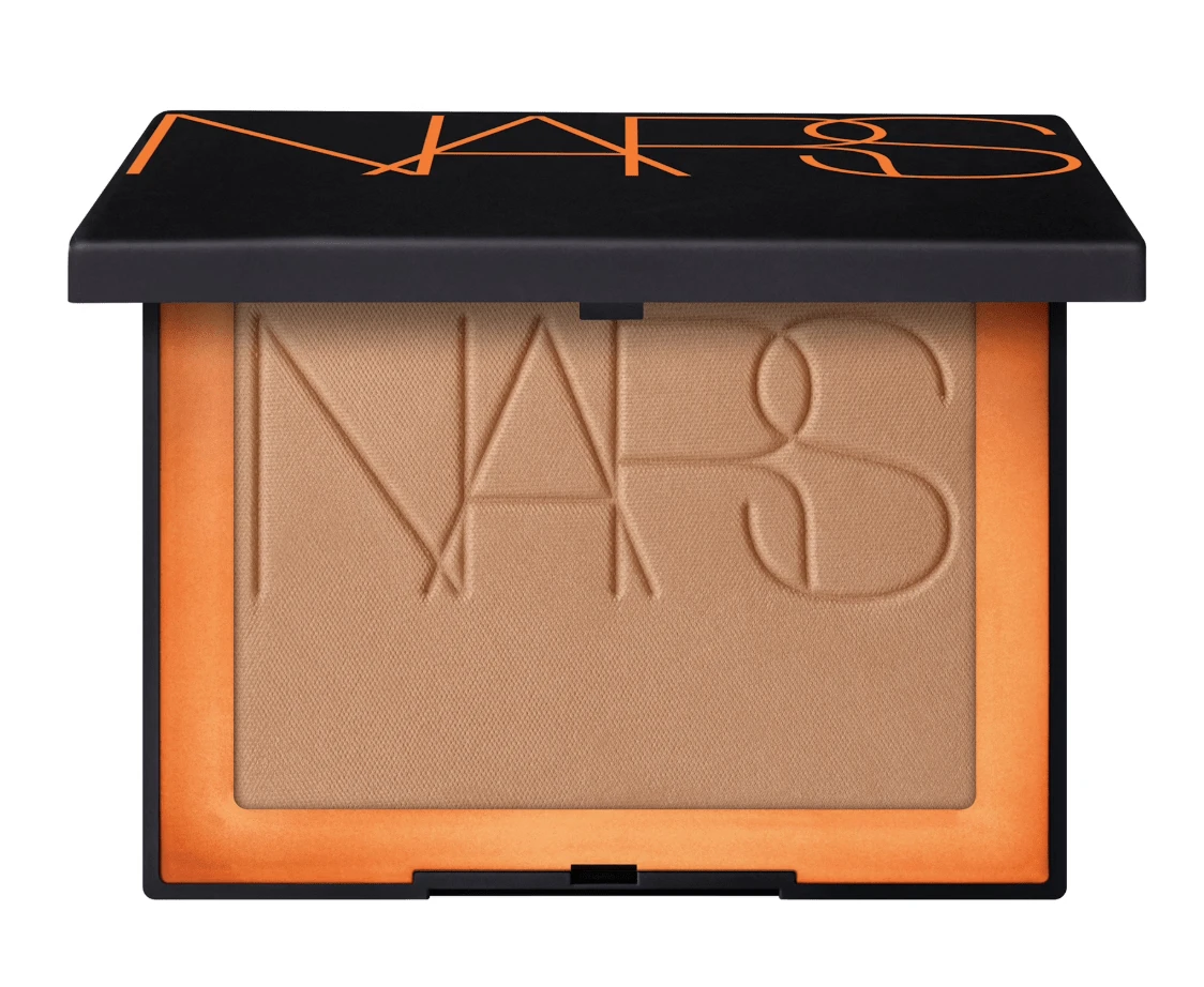 NARS Bronzing Powder 11g #00#02#03 | Laguna Star Bronzer Talc-Free Formula Silky Texture Semi-Transparent Pearlescent Warm Glow Long-Lasting Wear Bronzer & Contour Dual Use 3D Contour Without Smudging - #00-11g - View 1