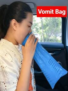 5pcs Leak-Proof Comfortable Travel Vomit Bags, Suitable For Morning Sickness And Motion Sickness, Portable Durable And Odor-Blocking, Suitable For Adults And Pregnant Women, Home Essential - A - View 2