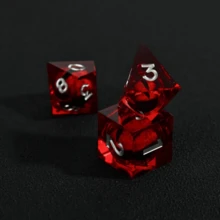 (D&D) Dadu Beholder, Dadu Resin Tepi Tajam, Dadu Polihedral, Dadu Mata Naga D&D - MultiWarna - View 2