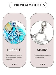Dream Catcher Keychain, Boho Feather Yin Yang Tai Chi Key Ring, Cute Bag Charm, Backpack Pendant, Purse Decoration, Gift For Women - Multicolor - View 8