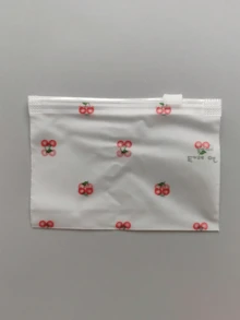 24pcs/12pcs Cherry Blossom Cartoon Pattern PVC Gift Bags, Waterproof, Moisture-Proof, Reusable, Suitable For Storing Jewelry, Stationery, Cosmetics And Other Small Items - Multicolor - View 8
