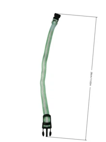 Adjustable Striped Pet Collar With Quick-Release Buckle And Metal D-Ring, Anti-Loss Pet Collar, Fits Small, Medium And Large Dogs; Suitable For Daily Dog Walking, Outdoor Hiking, Pet Training, Travel And Other Pet Daily Scenarios, Easily Attach Dog Tags And Leashes - Mint Green - View 2
