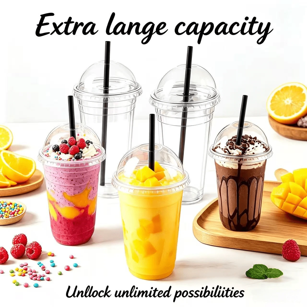 Glass-Like Portable Cup, Perfect For Outdoor Activities, Travel And Fitness, Summer Drinks, Travel Cup, Camping Cup, Iced Coffee - View 1