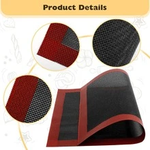1/2/3PCS Breathable Perforated Reusable Silicone Baking Mat, 15.8*11.8 Inch Non-Stick Baking Sheet Pad, High-Temperature Resistant Silicone Material Easy To Clean, Breathable Structure Accelerates Moisture Evaporation, Prevents Bubbling For Cookies, Cakes, Macarons And Various Pastries, Home Oven Kitchen Baking Accessory, Portable Multi-Functional Macaron Mat For Outdoor Camping And Picnic, Essential Silicone Tool For Home DIY Desserts And Commercial Baking - View 3