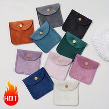 2pcs/5pcs/10pcs/20pcs/50pcs Velvet Jewelry Packaging Bags Soft Velvet Gift Bags For Rings Earrings Bracelets Necklaces Storage Bags Wedding Guest Candy Bags Gift Bags - Velvet Jewelry Pouch - View 2