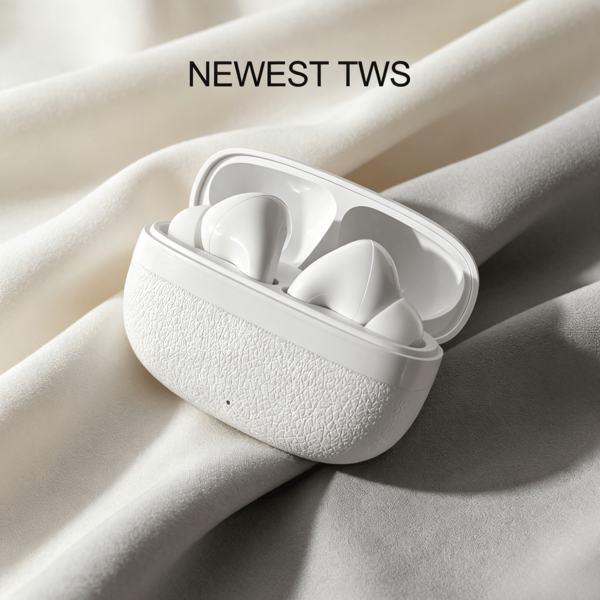 Wireless Bluetooth TWS Earbuds With Noise Canceling, HiFi Stereo Sound Quality, Wireless Charging Case, Waterproof In-Ear Design, Suitable For Travel, Fitness, Outdoor Activities And Daily Use