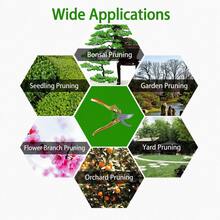 Gardening Pruning Shears SK-5 Steel Sharp Blade Fruit Tree Flower Branch Trimming Tool Yard Vegetable Garden Planting Transplanting Tree Branch Scissors - Pruning Shears - View 7