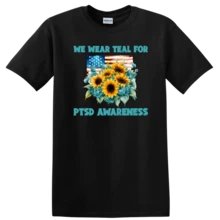 Men T-Shirts - 黑色 - 查看 4