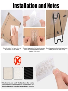 1/2pcs Photo Album Stand - Heavy Duty Metal Photo Display Rack With Secure Clips, Ideal For Home Decor, Office And Events - Durable And Versatile Photo Frame Alternative, Stylish Design | Sturdy Clip Design - Multiple Styles - View 5