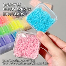 31pcs Transparent Plastic Storage Box, Perler Bead Storage, Gift Box Jewelry Box Accessory Storage Box, Packaging Box Mini Transparent Bead Storage Box With Hinged Lid, Space Saving, Back To School - A - View 10