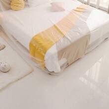 1pc Super Elastic Extra Large Dust Cover, Disposable Full Coverage Waterproof Dustproof Mattress Protector, Suitable For Sofa, Air Conditioner, TV, Motorcycle, Bicycle, Indoor And Outdoor All Seasons, Tight-Fitting High-Quality Furniture Protective Cover - Multicolor - View 4
