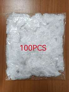 10/50/100/200/400/500個彈性塑膠食品蓋，可調節伸縮碗密封蓋，保鮮廚房保鮮膜，混色，適用於剩食儲存 - 彩色 - 查看 17