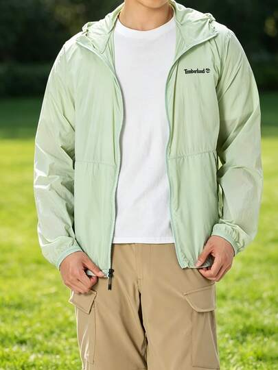 Timberland Men's Hooded Sports Jacket AF REFRESHING TOUCH COOLNESS,FQ 26 Summer New A66UKENE