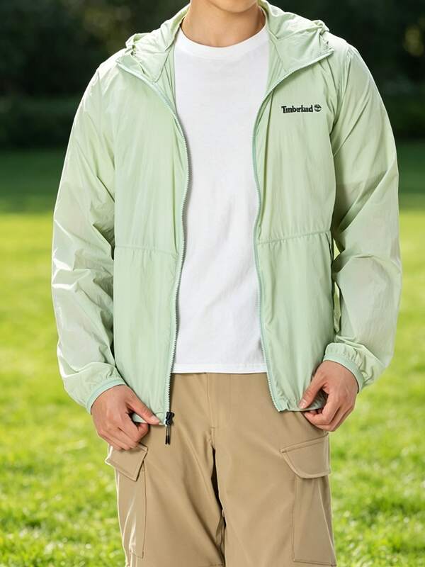 Timberland Men's Hooded Sports Jacket AF REFRESHING TOUCH COOLNESS,FQ 26 Summer New A66UKENE