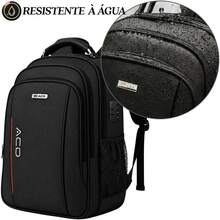 Mochila Para Notebook Até 15 Polegadas  ACO Impermeável Com Trava Antifurto REF.: 1711 - NOTEBOOK - Visão 6