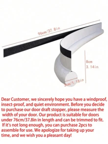 Multifunctional Self-Adhesive Leather Door Seal Strip, Air Conditioner Door Insulation Strip, Cold And Hot Air Separation, Windproof, Soundproof, Waterproof, Insect-Proof, Kitchen Bathroom Indoor Home Practical Essential - Multicolor - View 3