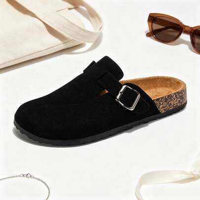 Spring Summer Autumn Outdoor Lightweight Men's Sandals, Comfortable Non-Slip Men's Slippers, Soft Cork Sole Durable Men's Clogs, High-Quality Brand Men's Shoes, Women's Shoes, Outdoor Thickened Closed-Toe Men's Sandals,