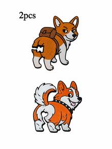 2pcs/1pc Corgi Butt Shaped Bread & Snack Clips - 2D Flat Corgi Design Plastic Bag Clips, Lightweight Kitchen Storage Accessories, Suitable For Bread, Snacks, Cabinet Decoration, Pet Lover Gifts, Corgi Themed Home Decor - View 11