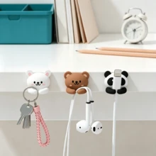 Multifunctional Cute Cable Organizer Holder For Mouse Earphone Data Cables Damage-Free No-Drill Cable Management Desktop Storage Solution Organization - View 1