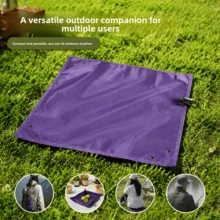 Multifunctional Waterproof Foldable Picnic Mat, Portable Outdoor Grass Pad, Dirt-Resistant Sitting Mat, Quickly Converts Into Snack Storage Tray - Multicolor - View 2