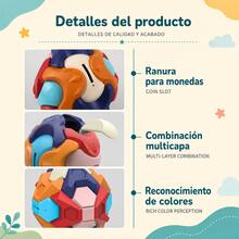 Alcancía DIY 3D para Niños, Pelota de Bloques de Construcción de Colores, Juguete Educativo para Armar y Ahorrar - Multicolor - Ver 6