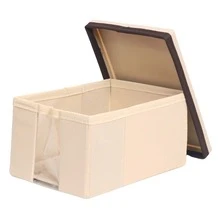 Caixa Para Organizar, Sapatos, Botas, Tenis Com Visor 151123 - Bege - Visão 1