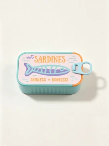 1 Set Vintage Sardine Mini Jewelry Storage Box, Earring Ring Necklace Compartment Storage, Portable Earring Box, Mini Jewelry Storage Box, Portable Ring Storage Box, Cartoon Fish Bone Jewelry Box, Travel Small Jewelry Storage Box - Multicolor - View 16