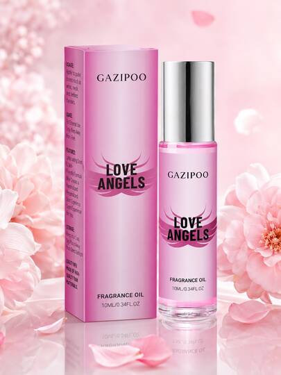 10ml Women's Floral Oriental Fragrance Oil, LOVE ANGELS Long-Lasting Sweet Perfume, Portable Roll-On Scent For Daily Use, Travel & Gift