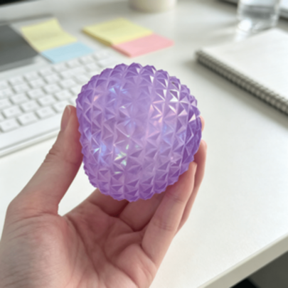 Tachimi 1pc Diamond Ball Squeeze Toy, Portable Pocket Squeeze Toy For Daily Play, Game Supply For Indoor Use, Suitable For Teen And Adult Collection Shipped Randomly