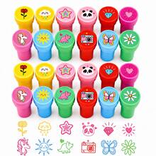6 Buah Acak/12/24/36 Buah Stempel Lucu Beragam untuk Anak-Anak, Stempel Otomatis untuk Kerajinan DIY, Aktivitas Menggambar & Melukis, Seni Kreatif Edukatif, Sempurna untuk Proyek Seni dan Waktu Bermain - Gadis - View 16
