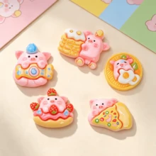 5/15/20pcs Cute Animal Party DIY Resin Pendant Accessories, Suitable For DIY Crafts, Hair Clips, Scrapbooking Jewelry Making Materials Decoration - Random Assortment - Happy Party Theme - View 7