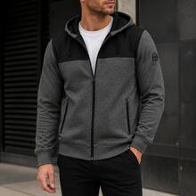 Sergio Tacchini Iraklen Track Top - Grey / Black B5 - Black - View 5