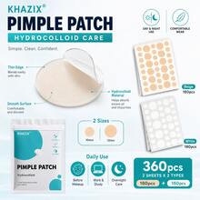 360/720PCS Hydrocolloid Acne Pimple Patch, Hydrocolloid Spot Stickers, Covering Zits And Defect, Nighttime Spot Stickers For Face - Round - View 2
