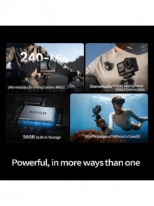 dji The Osmo Action 6 Action Camera Is Ideal For Selfies And Framing Shots, Features 4K Video Recording, And A Lightweight, Handheld Design, Making It Perfect For Vlog Creation And Travel Documentation. - View 6