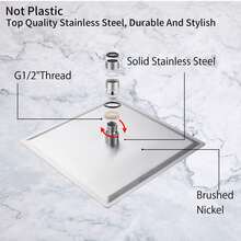 Fixed Showerheads - Brushed - View 4