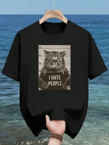 Women T-Shirts - 黑色 - 查看 1