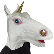 Halloween Latex Animal Costume Mask, Scary Horror Adult Head Cover Bloody Pig Head, Multiple Styles - Multicolor - View 11