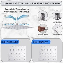 Fixed Showerheads - Brushed - View 6