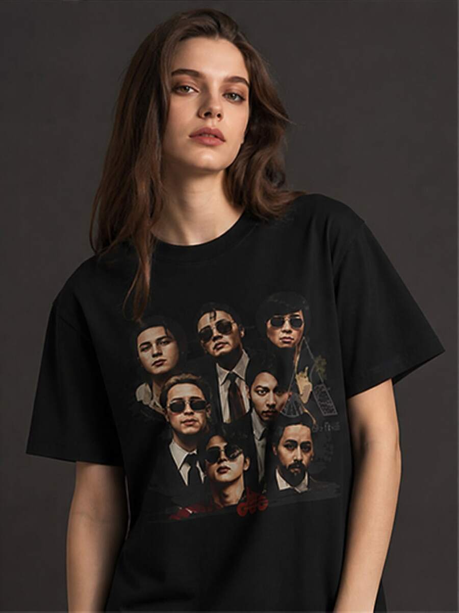 Women T-Shirts - 黑色 - 查看 1