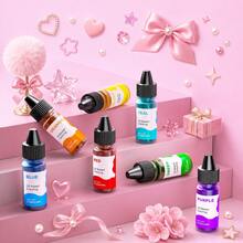 1 Set Oil-Based Decorative Paint, Multi-Purpose DIY Craft Paint, Suitable For Resin, Candles, Soap, Handmade Jewelry And Holiday Baking Decoration (Random Stickers) - Multicolor - View 15