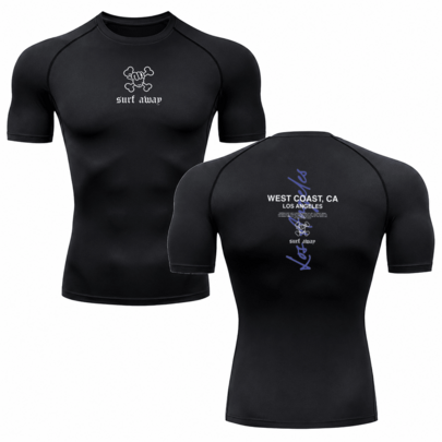 Camisa Compressão Masculina Dry Fit Academia Fitness Corrida Musculação Premium Los angeles Flower