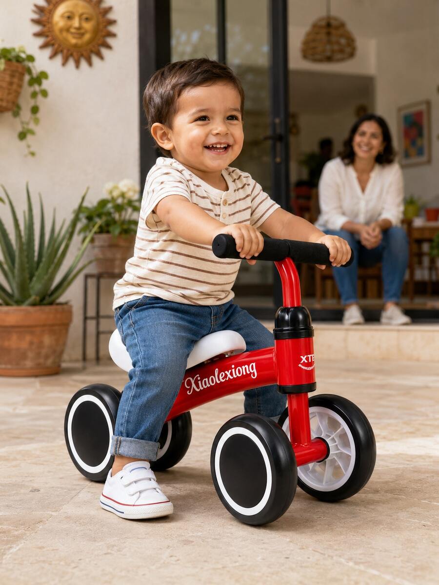Kids Balance Bikes - Red - View 1