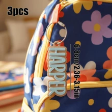 Customized Name Tag Keychain | Personalized Backpack Tag, Suitable For Daycare, Lunch Box And Water Bottle | Cute Gift For Boys And Girls, Bag Charm, Back To School Essential - H-iron Ring Backpack Tag - View 16