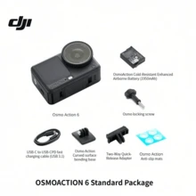 dji The Osmo Action 6 Action Camera Is Ideal For Selfies And Framing Shots, Features 4K Video Recording, And A Lightweight, Handheld Design, Making It Perfect For Vlog Creation And Travel Documentation. - View 7
