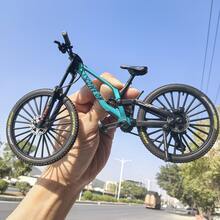 1 pieza Nuevo modelo de bicicleta de aleación de metal, bicicleta de montaña simulada, bicicleta, bicicleta de carretera, juguete decorativo de exhibición, regalo - Multicolor - Ver 18