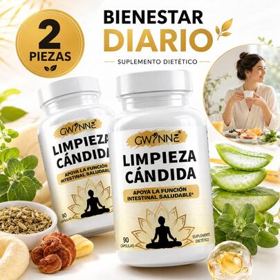 Gwynne Intestinal Candidiasis Cleanse With Oregano And Probiotics | Colon Detox, Digestive Support, 90 Capsules