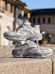 Women's Sports Shoes, Spring/Summer New Fashion Versatile Lightweight Breathable Low-Top Casual Shoes - Bright White/Lotus Grey - View 4